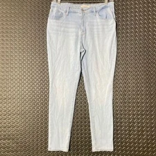 Levi's Strauss 721 High Rise Skinny Denim Jeans Light Blue Women's Size 33