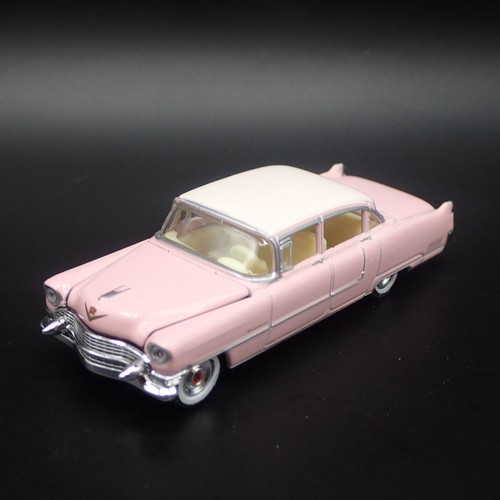 Modelo De Coche Diecast 1/64 Cadillac Caddy Fleetwood Elvis Presley Rosa 1955 55 - Imagen 6 de 7