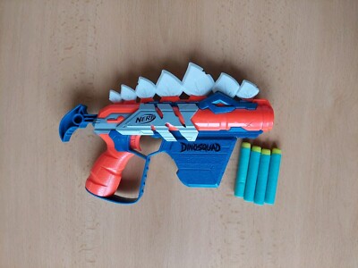NERF DinoSquad Stego Smash Dart Blaster 4 NERF Darts Dinosaurier Design
