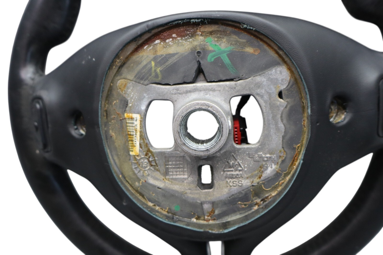 14-17 Maserati Ghibli Front Left Driver Side Steering Wheel Assembly Black Oem