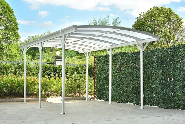 Home Deluxe Carport Uberdachung Aluminium Weiss 505 X 300 X 226 240 Cm Gunstig Kaufen Ebay