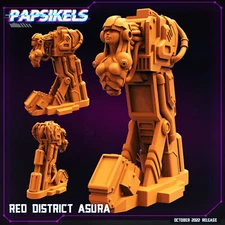 Red District Asura | DnD Miniatures | Tabletop Gaming| Tabletop Miniature |