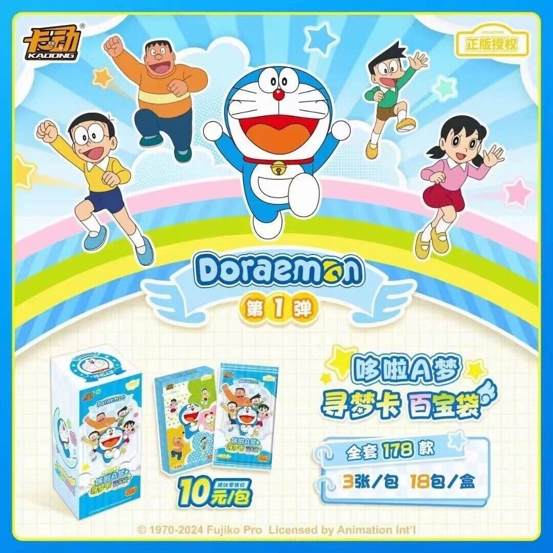 Doraemon Trading Card Anime Collection Official Booster Box New