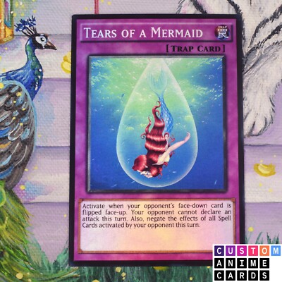 Tears of a mermaid DIY ANIME EFFECT HOLO card