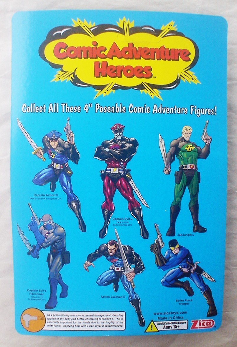 COMIC ADVENTURE HEROES Complete Set Zica Toys 4