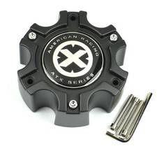New American Racing Atx Series Matte Black Wheel Center Cap 6 Lug Ax188 Ledge