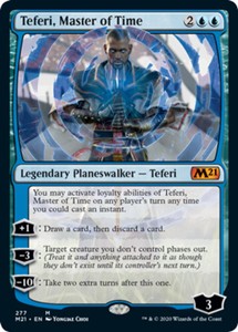 Teferi, Master of Time (277) - Alternate Art x1 - Magic Core Set 2021 - NM-Mint,