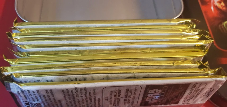 1999 Topps 10 Card Lot of Star Wars Episode 1 + Tin Box, Sticker Foil Inserts - Image 3 of 4