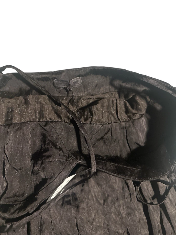 Richard Chai Love Black Bra Top Shift Dress Ruffle Bottom Size 10 NWT - Image 3 of 4