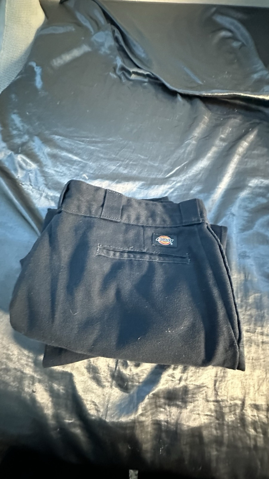 Dickies Slim Fit Flex Work Pants 38x32 Dark Navy Stretch Comfort