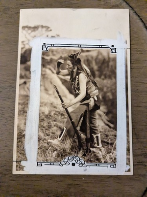 #ad Blackfoot Indian Scouting For The Sioux Vintage 1927 Press Photo $17.50