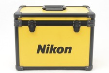  MINT Nikon Vintage Yellow Hard Aluminum BOX Camera Lens Trunk Case From JAPAN