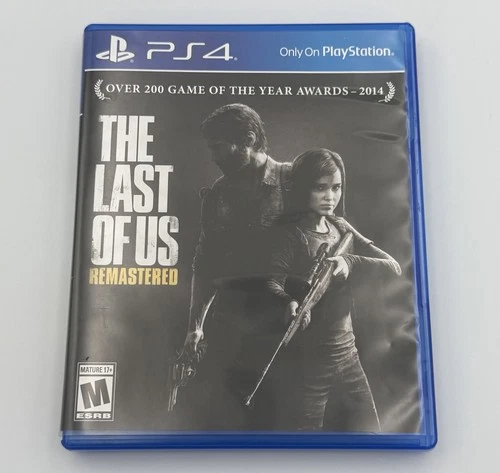 The Last of Us Remastered Sony Playstation 4 PS4 Video Game 2014 Disc and Case