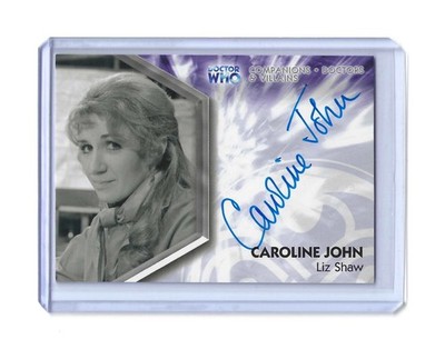 2006 DOCTOR WHO TRILOGY - AUTOGRAPH DWT-A5 CAROLINE JOHN as Liz Shaw