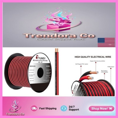 100FT Low Voltage 16/2 AWG Wire   Perfect for LED Strips, Car Stereo & More