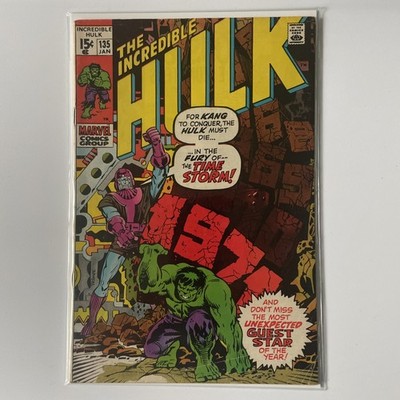 Incredible Hulk #135 Marvel 1971 vs. Kang, Phantom Eagle app. FN