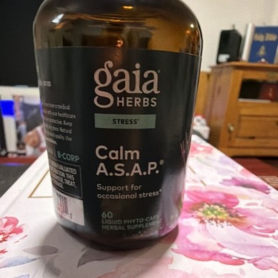 Gaia Herbs Stress Calm A.S.A.P. 60 Capsules 1440mg Gluten-Free Vegan