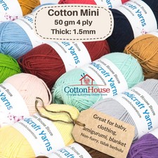 Milk Cotton Blend Sport Weight 2 1.4oz/40g Amigurumi Baby Yarn Cotton Mini CMN