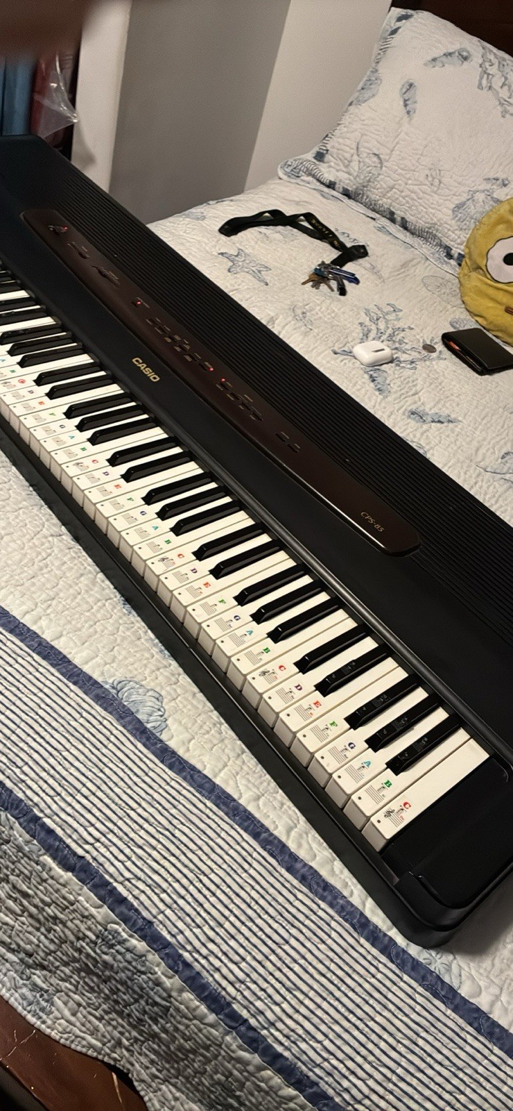 Black Electronic Musical Instrument