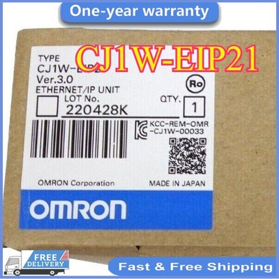 CJ1W-EIP21 New Sealed Omron ETHERNET UNIT PROGRAMMABLE CONTROLLER Fast Shipping