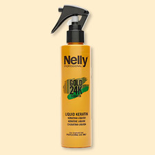Nelly Gold 24K Keratin Treatment   6.76 oz, Shine  Frizz Control