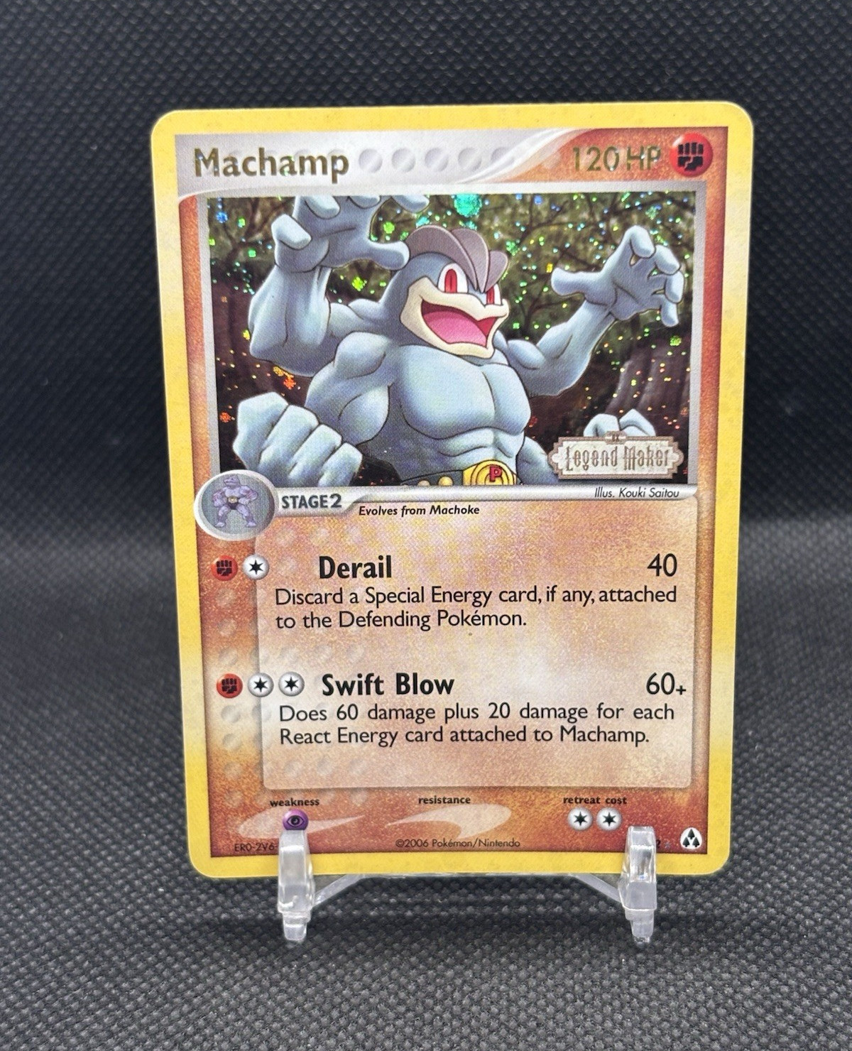 Machamp 9/92 Holo Rare - EX Legend Maker 2006