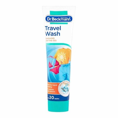 Dr Beckmann Travel Wash Laundry Detergent 100ml (20 Washes), Concentrated Gel
