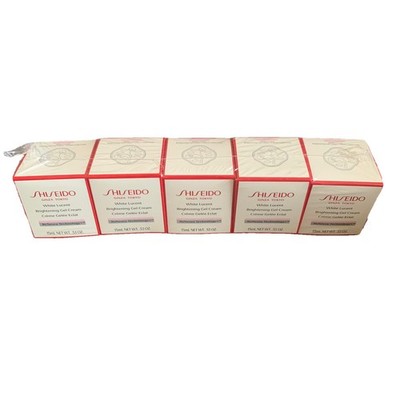 BNIB Sealed 5 pcs Shiseido White Lucent Brightening Gel Cream travel-sized 15ml 