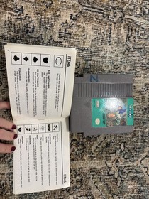 Adventure Island 2 Nintendo NES Video Game/ manual cleaned authentic see video