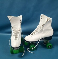 Vintage Roller Derby White Skates Women Size 7