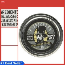 Mustache Wax Strong Hold 1 Ounce Bourbon Sandalwood Hand Poured Artisan