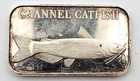 CHANNEL CATFISH .999 Fine Silver Ingot, 1 ozt bar