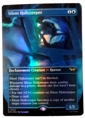 Silent Hallcreeper (Borderless) - Duskmourn: House of Horror -FOIL - EN - R 0345