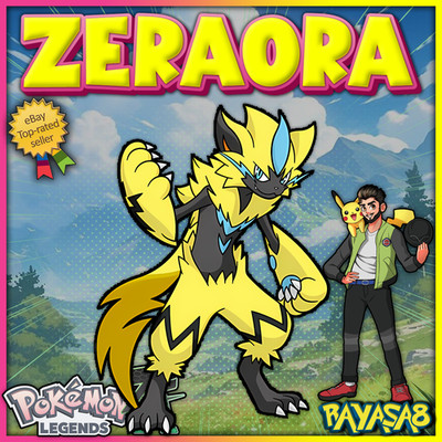 Zeraora Legendary Pokemon Legends ZA  Best Stats mega Home 