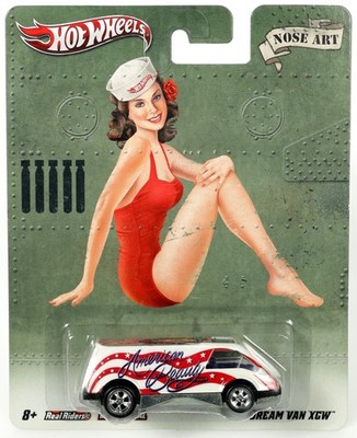 Hot Wheels Dream Van XGW Pin Up Nose Art Series - W6641 NRFP 2011
