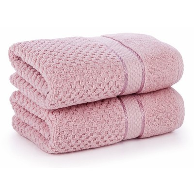 Ample Decor Set of 2 Hand Towel 100% Cotton - Highly Absorbent, Popcorn Textured