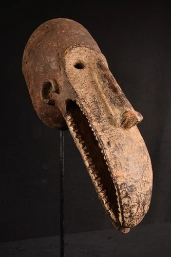 Ancient African Dogon Mask, Mali Africa 2661