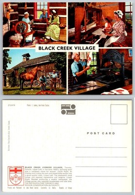 Vintage Black Creek Pioneer Village Toronto Canada John Hinde Postcard
