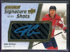 2023-24 Upper Deck Engrained Signature Shots #SSON John Carlson 78/99