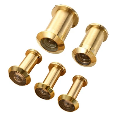 SANS MARQUE Visionneuse de porte judas en laiton de sécurité avec filetage fin pour instal