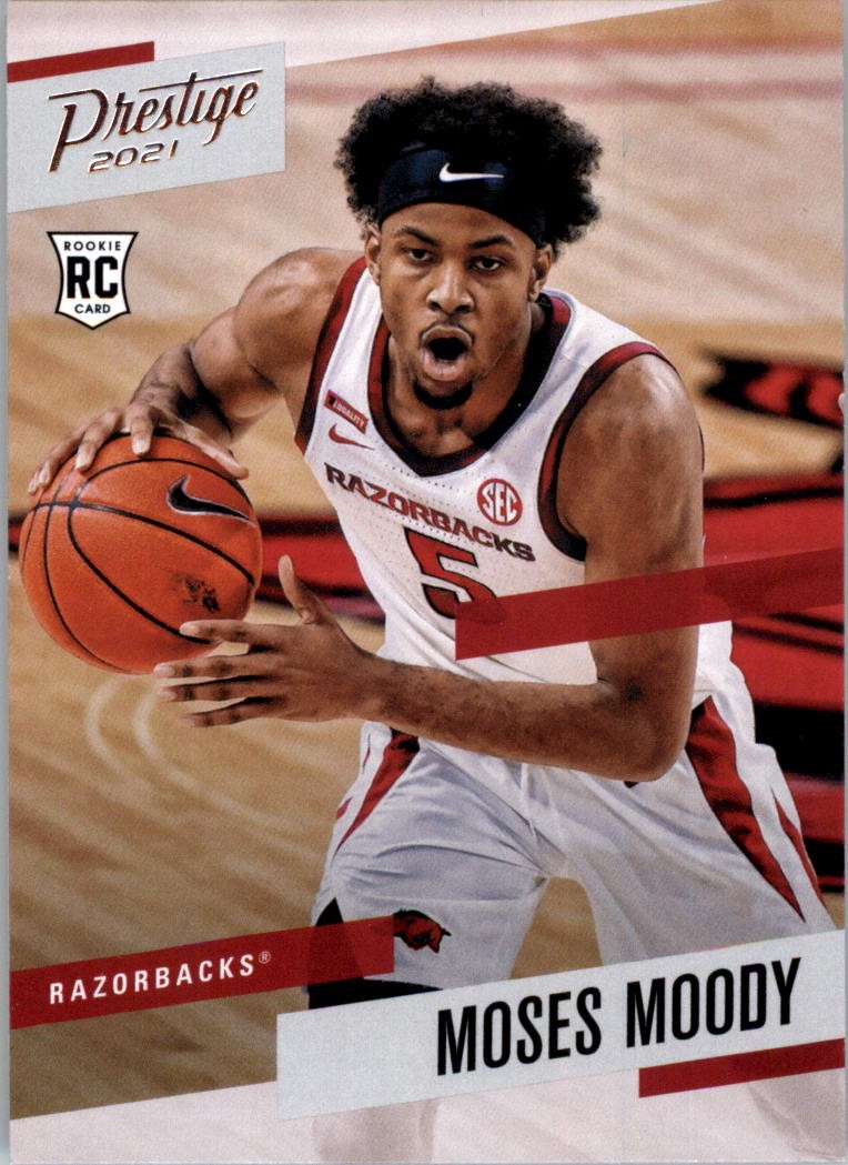2021-22 Panini Chronicles Draft Picks #379 Moses Moody Prestige - BSK