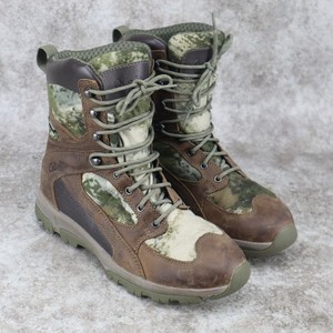 Cabela\'s Mens 7.5 EE Camo‎ Gore-Tex Waterproof boots 81-3741 cabelas camouflage Vintage Cabelas Realtree Camo Hunting Boots Gore-tex Brown  main image 3