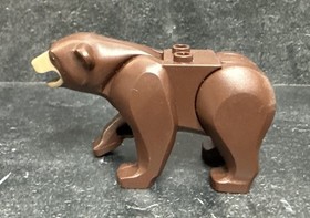 LEGO Brown Bear Minifigure From Set 4438 4440 Animal City Nice Shape