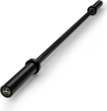 LIONSCOOL Premium 4ft/4.9ft/6ft Barbell for Strength Training and Olympic Weight
