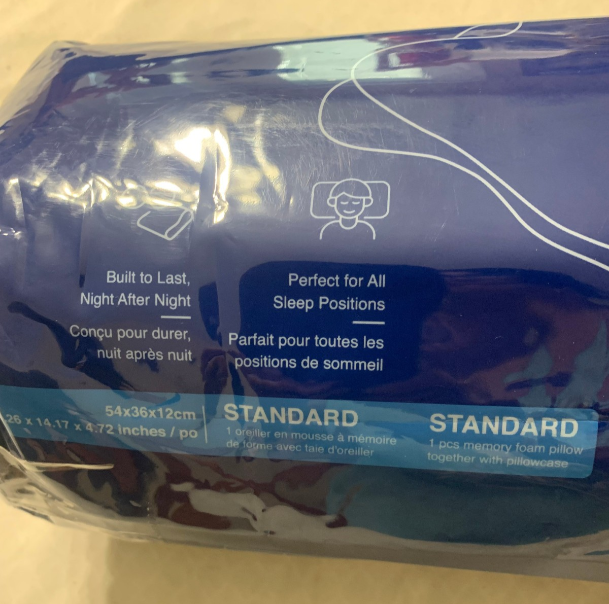 Derila Ergo Edition Memory Foam Pillow Standard 54x36x12cm | eBay