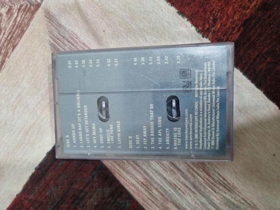 The Black Eyed Peas Elephunk INDIA IMPORT CASSETTE SEALED MINT - Image 4 of 4