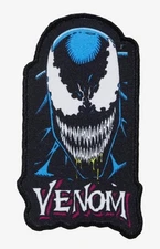 💥3.5" Spiderman VENOM Face Iron-on PATCH! Spider-Man Marvel Comic Book