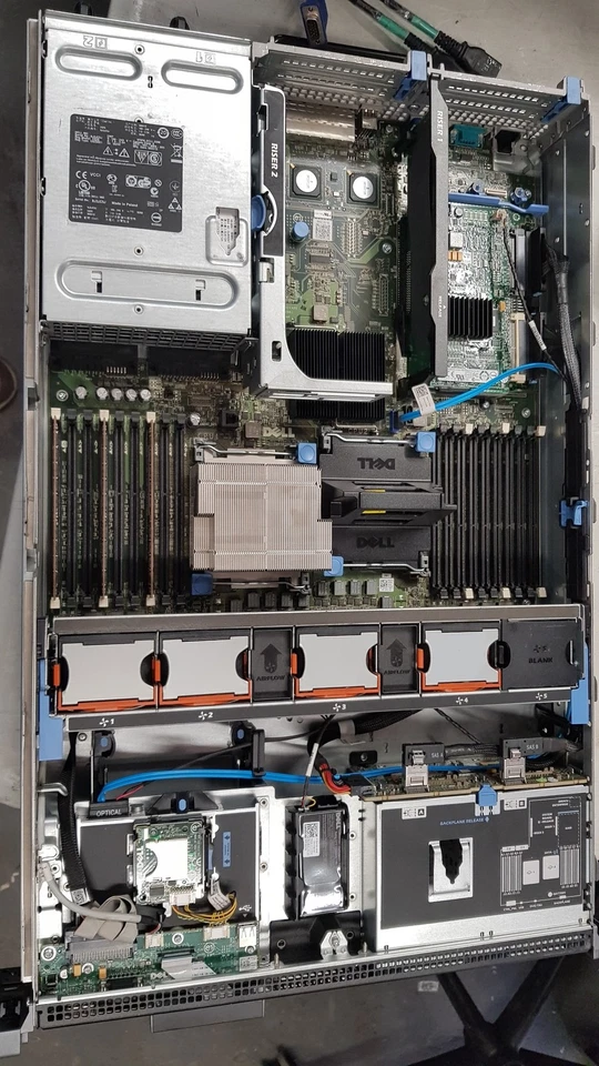 Dell PowerEdge r710 Intel Xeon E5645 12GB No HDD 2U Server - Image 2 of 4