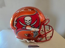 Devin White Signed TB Bucs F/S Flash Speed Authentic Helmet w/Insc.-BAW Hologram