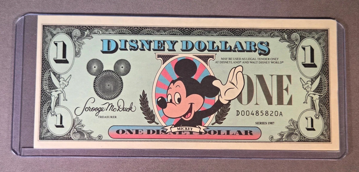 Disney Dollars 1987 for sale | eBay